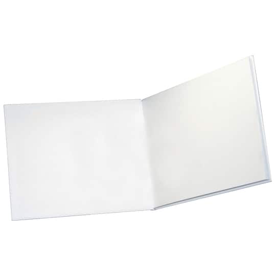 White Hardcover Blank Book, 6 Count
